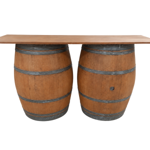 Comptoir 2 demi-barriques