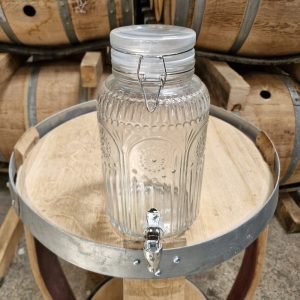 Fontaine à boissons en verre 4 Litres